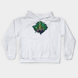 Castle Oblivion Pixel Art Kids Hoodie